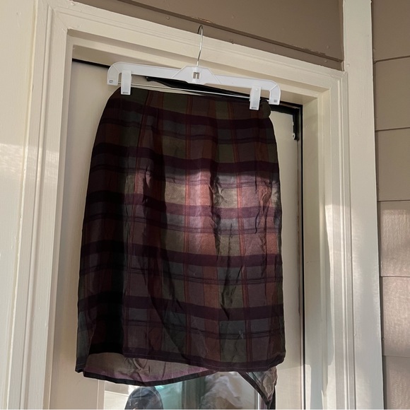 DKNY Y2K Silk Wrap Skirt - Picture 1 of 6
